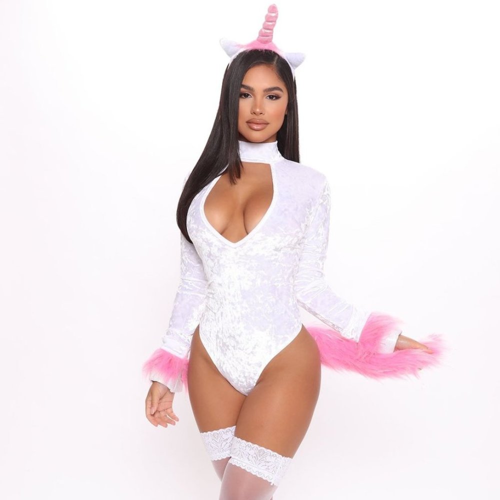 NWT S/M Secret Fantasy Unicorn 2 Piece Costume Set